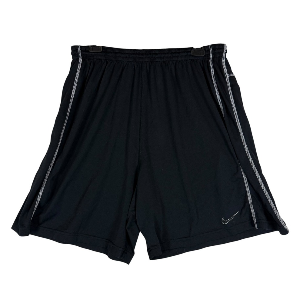 Nike Shorts Mens 2XL Black Dri-FIT 8 Inseam Running Training Athletic Gym